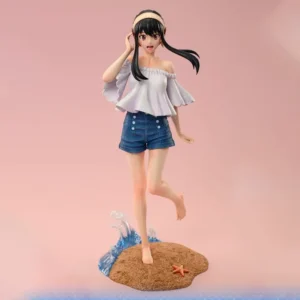 30cm Spy X Family Yor Forger Beach Version Figure Full Painted PVC GK Statue Anime Model Toy Desktop Ornament Collectible Gift