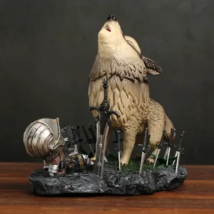 22cm Dark Souls The Great Grey Wolf Sif Collection Figure Figurine Model Statue