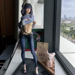 Genshin Impact Yae Miko Swimsuit Figure Anime Beautiful Girl Character Statue Collectible Desktop Decor For Otaku Anime Fans