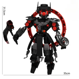 31.5cm Skibidi Toilet Sickle Titan Speakerman Figure Model Desktop Ornament Toy Gift
