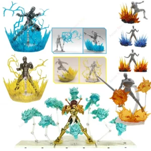 Anime Lightning Aeration Cracking Explosion Model Scene Shenron Broli DIY Special Effects Accessories Action Figure Model Toys