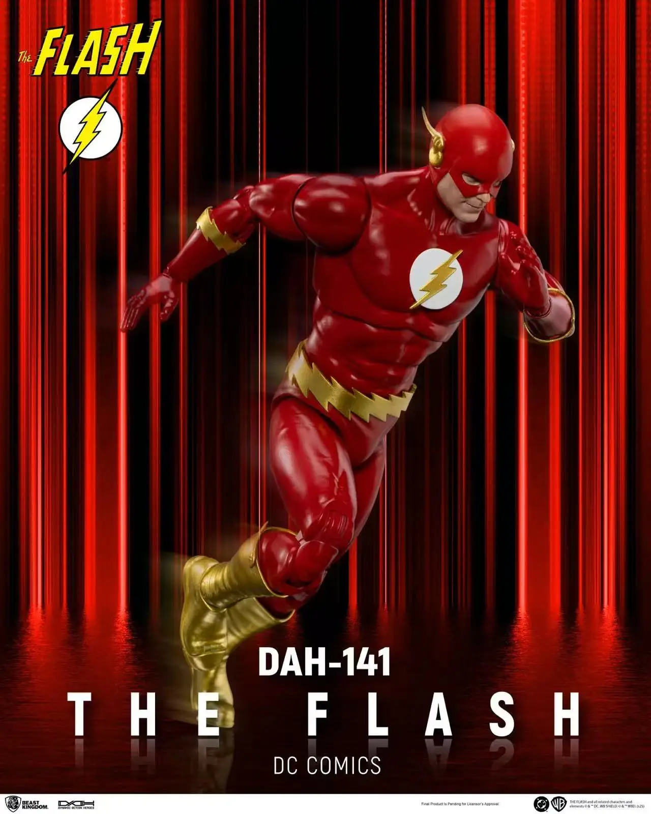 8Inch Original DC Beast Kingdom DAH-140 Green Lantern 141 The Flash 142 Superman 143 Batman Action Figures Collection Gift Toys - Image 4