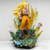 Anime 42cm Infinite Super Saiyan 3 Son Goku PVC Desktop Statue Model Collectible Figure