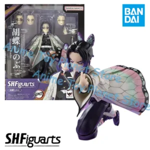 In Stock Bandai S.H.Figuarts Demon Slaye Kochou Shinobu Model Kit Anime Action Fighter Finished Model Toy Gift For children