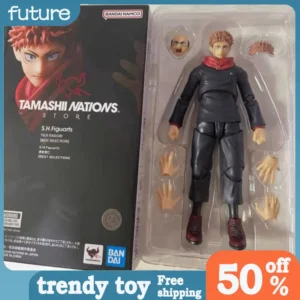 Genuine Bandai S.H.Figuarts Shf Yuji Itadori (Best Selection) Figure Animation Character Toy Gift  Model Toy Collection Model