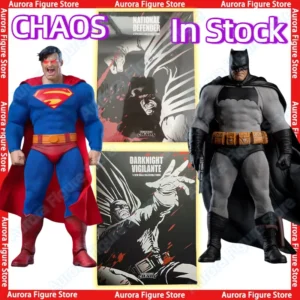 In Stock CHAOS Chaos No002 1/12 Darknight Vigilante Batman The Dark Knight Returns Superman Anime Action Figures Toys Model Gift