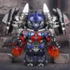 BRICK MAN Car Warrior Convoy Building Blocks BRICKMAN Transform Robot Optimus Mini Action Figure