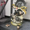 41cm Statue Demon Slayer Figures Himejima Gyoumei Double Head LED Model Collectible Figure