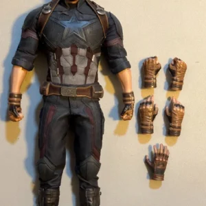Original Hot Toys Steve Rogers Action Figure 1/6 Avengers Captain America Anime Figure HT MMS480 Statue Deluxe Edition Model Toy