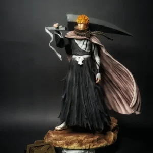 32CM Anime Japanese BLEACH Figure GK Kurosaki Ichigo Byakuya PVC Action Figure Toy Game BLEACH Collectible Model Doll toys Gifts