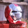 Iron Man 1:1 Helmet Mk5 Avengers War Machine Cosplay Electric Open Accessory Set