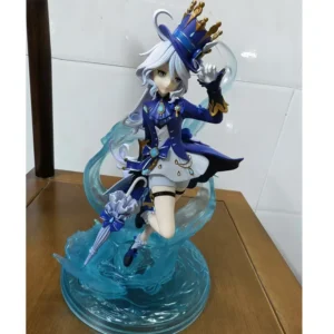 23cm Genshin Impact Furina Action Figure Anime Collectible Model Doll Focal Focalors Cute Toy Desktop Ornaments Decor Adult Gift