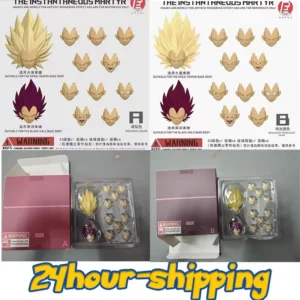 In Stock RECUSTOM Dragon Ball Super Sanya 3 Vegeta Ultra Ego Vegeta Head Accessories Anime Action Figure Figurine Model Toys