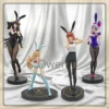 Sexy Albedo Unboxed Anime Chainsaw Man Figurine Overlord PVC Bunny Girl FuRyu Collectible Figure