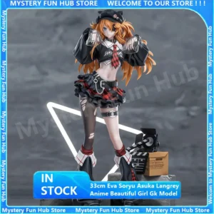 33cm Eva Soryu Asuka Langrey Action Figure Anime Beautiful Girl Gk Model Collectible Statue Desktop Ornament Birthday Toy Gifts