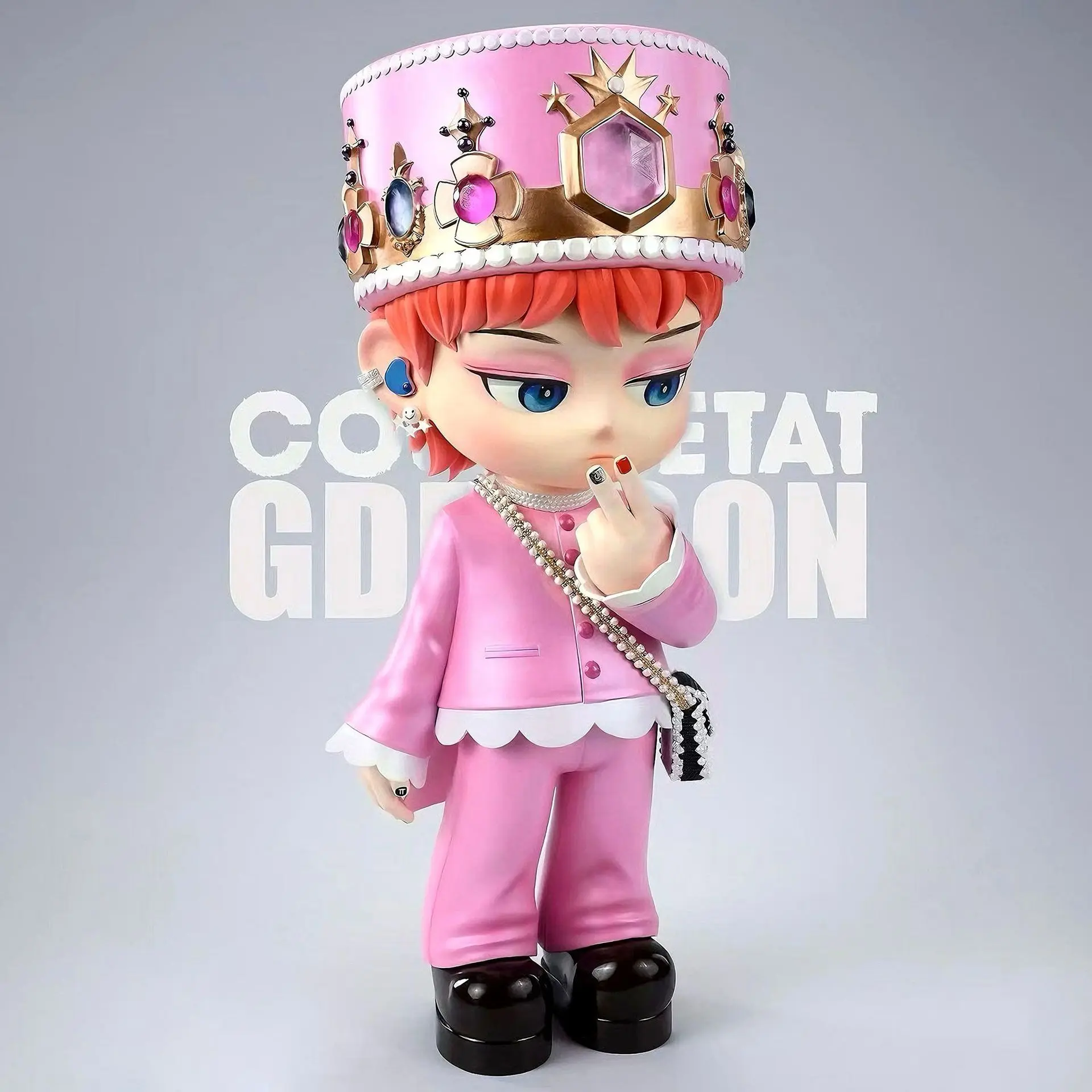 New 10cm G-Dragon Action Figure GD Surrounding Figures GD Mama Stage Concert Styling Figurine Pvc Model Doll Toy Decoration Gift - Image 2