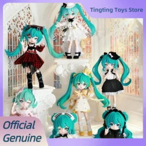 Original Hatsune Miku Vocaloid Series Blind Box 14cm Miku Kawaii Bjd Mystery Box Decoration Anime Figure Collection Kid Gifts