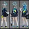 Anime Desert Wolf Girl School Tactical Articulated Model, Hand-Painted Collectible Box Action Figure