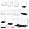 222 Size Acrylic Display Case for Collectibles Assemble Clear Box Protection