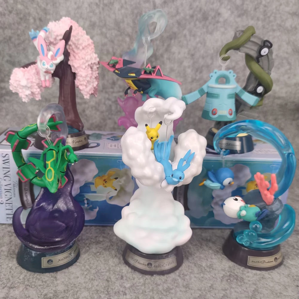 Pokemon Swing Vignette Collection Pikachu Mystery Box Eevee Blind Box Anime Figures Snorlax Surprise Gift Colletions Toy - Image 10