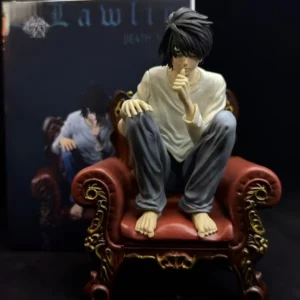 Death Note L Lawliet Sofa Throne Model Ornament Anime Figurine Boys Collectible Toys Children Birthday Gift Pvc