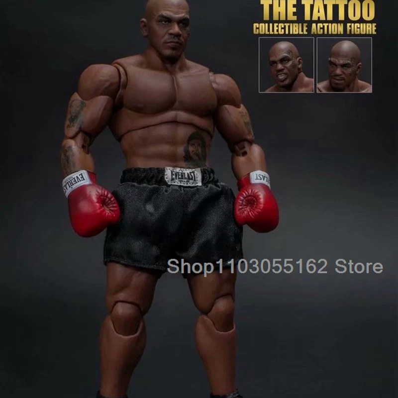 3 Head Face Storm Toys Boxing Boxer Champion Mike Tyson Final Round Mike Tyson Action Figure Collectible Model Toy Birthday Gift - Image 2