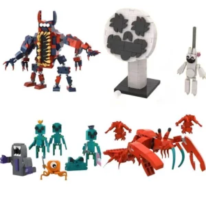 Garden Of Banban 8 Blocks Garten Of Banban 0 Building Block Flumbo Bittergiggle Jester Dadadoo Truffletoot Syringeon Plastic Toy