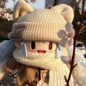 Kawaii Hatsune Miku Snow Princess Anime Plush Doll Dress Up Hatsune Miku Fufu Cute Doll Plush Dolls Model Toy Christmas Gift