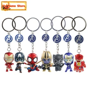 HotToys FANTHFUL Marvel Avengers Endgame Cosbaby Keychain Captain America Thanos Iron Man Spider Man Black Panther Collectible