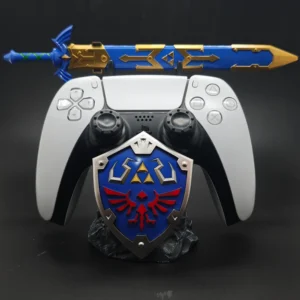 Anime Zelde Link Master's Sword Theme Game Controller Bracket Suitable PS4 PS5 Xboxs Desktop Decoration Game Accessory Gifts