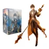 19CM Genshin Impact Zhongli Klee Hu Tao Paimon PVC Model Sculpture Hand-made Action Figure