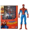 Ct Spiderman Mafex 185 Classic Costume Ver Miles Morales Anime Model Action Figure