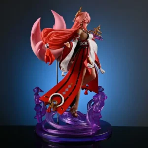 Genshin Impact Game Peripheral Yae Miko Figure Sexy Girl Action Figurine PVC Statue Model Ornaments Toys Collectible Gifts Doll