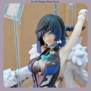Genshin Impact Yelan 31cm Anime Figure Statue - Orchid In Secluded Valley Thousand Faces Scene Model Desktop Decoration Gift