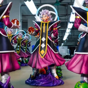 37cm JT Factory Statue Anime Dragon Ball Vegetto Cos Grand Priest Daishinkan Figures Model Doll Collection Gift Trendy Toy