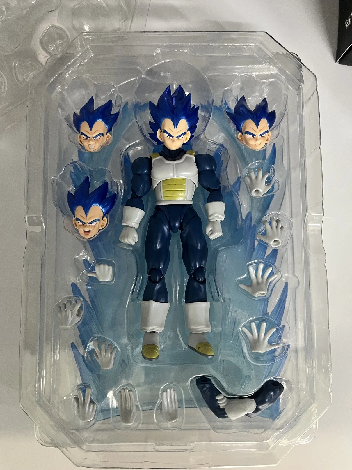 In Stock Dragon Ball Demoniacal Fit DF SHF Deep Blue Vegeta Super Saiyan Anime Action Figure Toy Model Gift - Image 3