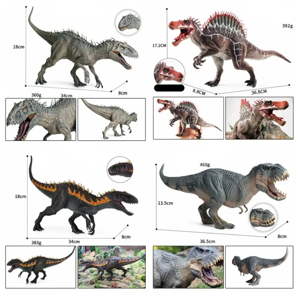 Movable Jaw Dinosaur Action Figure Tyrannosaurus Prehistoric Dinosaur Model Toys PVC Doll Jurassic Spinosaurus Figurine Kids Toy - Image 6