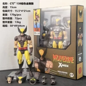 Hot Sale Ct Toys Mafex 096 138  Manga Version Wolverine Action Figure Ct Toys Logan Classic Battle Suit Marvel Mobile