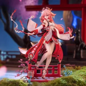 【Presale】Genshin Impact Yae Miko Game Character Sculpture Action Anime Statue Figures Cartoon Collectible Model Toy