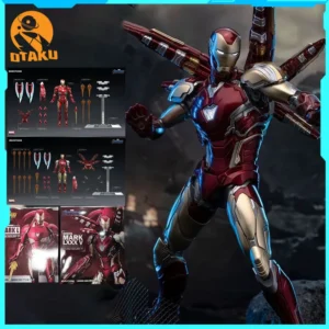 In Stock Iron Man Figure Mk85 Mk50 Assembly Model Kit Iron Man Movable Action Figures Gk Statue Doll Collect Room Desk Toys Gift
