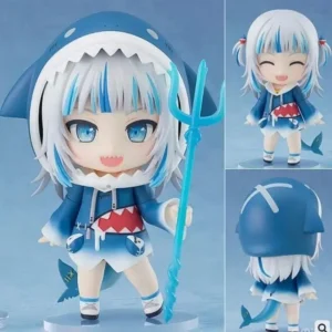 Anime Hololive Gawr Gura 1688 cute girl Articulated Figure Model Toys Christmas Gift 10cm