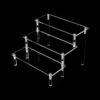 Clear Acrylic Stand for Cupcake Shelf Organizer Desserts Holder Jewels Display Figure