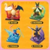 Blokees Pokemon Adventure Prologue Model Meowscarada Greninja Anime Peripheral Kids Action Figure
