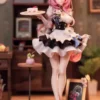 Honkai Impact 3rd Elysia Pink Sweetheart Maid Holding Dessert Tray Anime Collectible Figure