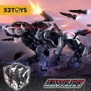 52TOYS Beastbox BB-51C JAWLIET Dog Deformation Toys Action Figure, Collectible Converting Toys, Gift for teens and adults,