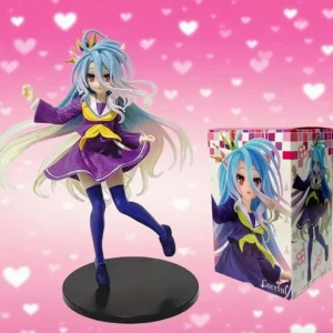 Hot 19CM Anime NGNL No Game No Life White "Figure Anime PVC Anime Action Figures Model Collection Ornament Anime Model Toy Gift