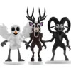 3Pcs/Set 99 Nights in the Forest Deer Owl Goat Monster Collector's Collectible Figure