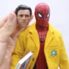 Spiderman Home Coming with Suit PVC Statue 2 Head 25cm Collectible Figure