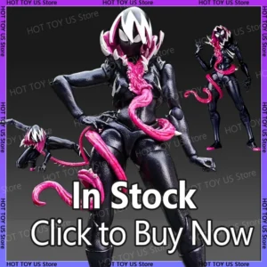 In Stock Venom Gwen Action Figures Anime Figurine Kaiyodo Amazing Yamaguchi Revoltech Statue Ko Model Gk Collection Kid Toy Gift