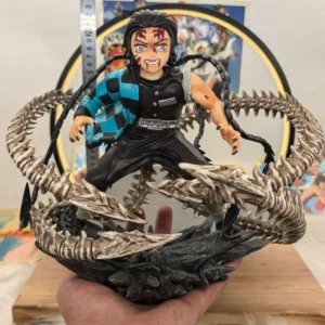 Spot Anime Ghost Slayer Gk Ghost King Form Charcoal Jiro Scene Statue Box Handheld Model Desktop Collection Ornaments Cartoon